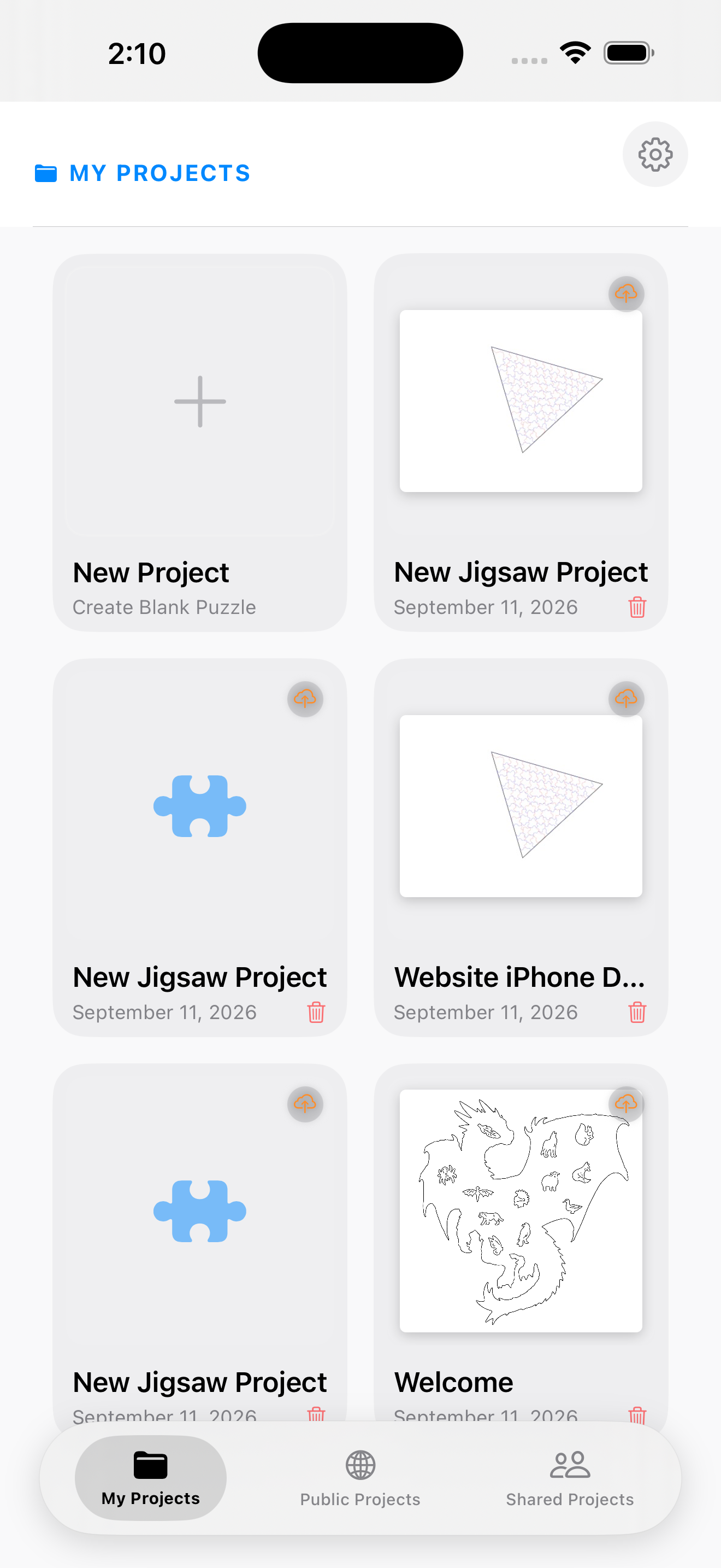 iPhone · Project library