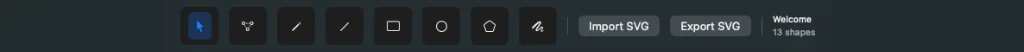 JigsawDesigner drawing toolbar